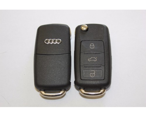 Корпус выкидного ключа Audi A8 3 кнопки