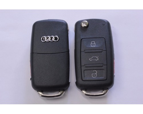Корпус выкидного ключа Audi A8 4 кнопки