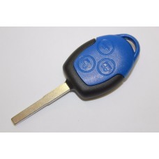 Корпус ключа зажигания FORD  3кн (син) HU101